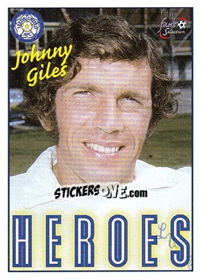 Sticker Johnny Giles - Leeds United Fans' Selection 1997-1998 - Futera