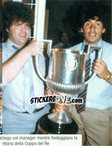 Sticker Figurina 5 - Maradona Il Più Grande n. 5 - Preziosi