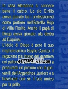 Sticker Figurina 13 - Maradona Il Più Grande n. 13 - Preziosi