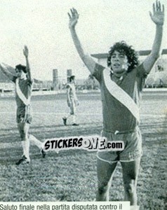 Sticker Figurina 16 - Maradona Il Più Grande n. 16 - Preziosi