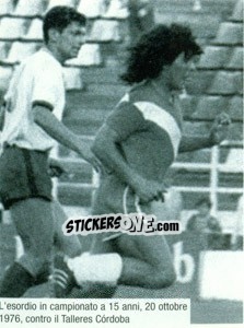 Sticker Figurina 17 - Maradona Il Più Grande n. 17 - Preziosi