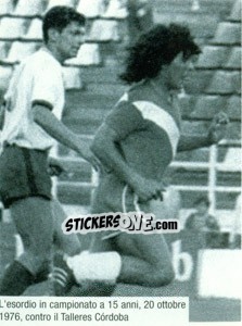 Sticker Figurina 17 - Maradona Il Più Grande - Preziosi