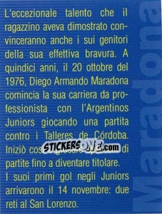 Sticker Figurina 18 - Maradona Il Più Grande n. 18 - Preziosi