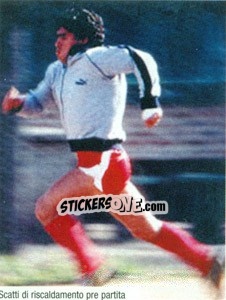 Sticker Maradona Si Allena - Maradona Il Più Grande n. 37 - Preziosi