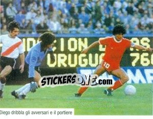 Figurina Figurina 40 - Maradona Il Più Grande - Preziosi