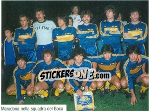 Sticker Boca Juniros - Maradona Il Più Grande n. 43 - Preziosi