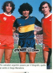 Sticker Maradona Con Il Boca - Maradona Il Più Grande n. 45 - Preziosi
