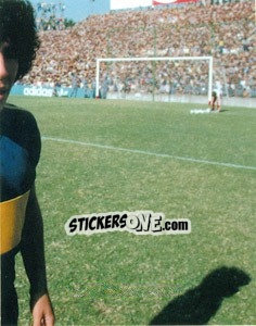 Sticker Maradona Al Boca Juniors - Maradona Il Più Grande n. 48 - Preziosi