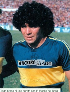 Sticker Maradona Al Boca - Maradona Il Più Grande n. 49 - Preziosi