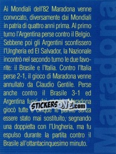 Sticker Figurina 56 - Maradona Il Più Grande - Preziosi