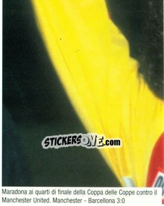 Sticker Maradona Barcelona - Maradona Il Più Grande n. 66 - Preziosi