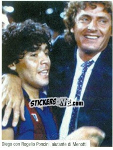 Sticker Figurina 76 - Maradona Il Più Grande - Preziosi