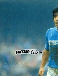 Sticker Maradona Al Napoli - Maradona Il Più Grande n. 85 - Preziosi