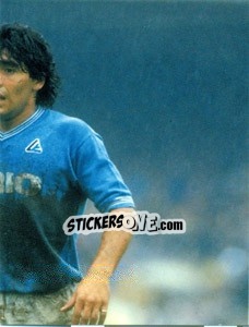 Sticker Maradona Al Napoli - Maradona Il Più Grande n. 86 - Preziosi