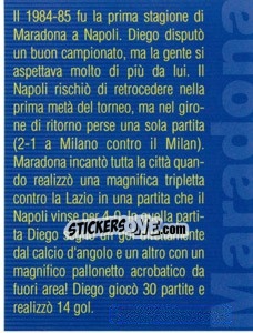 Sticker Figurina 92 - Maradona Il Più Grande - Preziosi