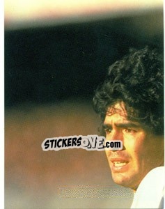 Sticker Maradona In Azione Con Il Napoli - Maradona Il Più Grande n. 93 - Preziosi