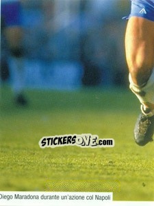 Sticker Maradona Napoli - Maradona Il Più Grande n. 106 - Preziosi