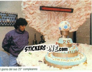 Sticker 25Esimo Compleanno Di Maradona - Maradona Il Più Grande n. 111 - Preziosi