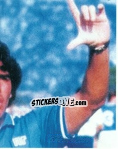 Sticker Maradona Fa Capire All'Arbitro Che Il Suo Intervento Era Sulla Palla - Maradona Il Più Grande n. 119 - Preziosi