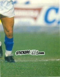 Sticker Maradona Con La Maglia Del Napoli - Maradona Il Più Grande n. 132 - Preziosi
