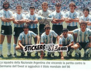 Sticker Argentina 1986 - Maradona Il Più Grande n. 148 - Preziosi