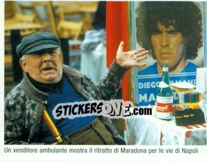 Sticker Figurina 163 - Maradona Il Più Grande n. 163 - Preziosi