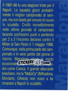 Sticker Figurina 164 - Maradona Il Più Grande - Preziosi