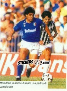 Sticker Figurina 167 - Maradona Il Più Grande n. 167 - Preziosi