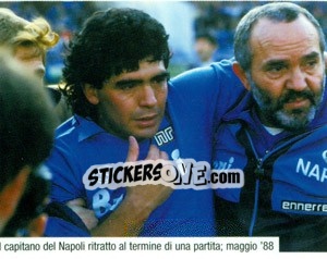 Sticker Maradona Al Napoli - Maradona Il Più Grande n. 170 - Preziosi