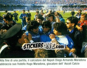 Sticker Figurina 171 - Maradona Il Più Grande n. 171 - Preziosi
