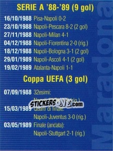 Sticker Figurina 173 - Maradona Il Più Grande n. 173 - Preziosi