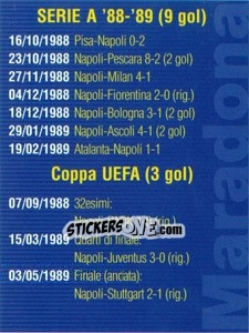 Sticker Figurina 173 - Maradona Il Più Grande - Preziosi