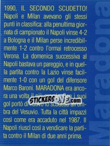 Sticker Figurina 179 - Maradona Il Più Grande n. 179 - Preziosi