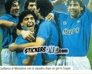 Sticker Figurina 181 - Maradona Il Più Grande n. 181 - Preziosi