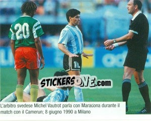 Figurina Figurina 188 - Maradona Il Più Grande - Preziosi