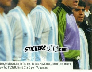 Sticker Figurina 189 - Maradona Il Più Grande - Preziosi