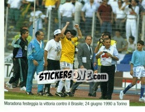 Sticker Figurina 194 - Maradona Il Più Grande n. 194 - Preziosi