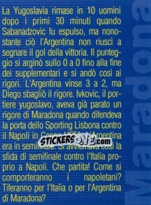 Sticker Figurina 195 - Maradona Il Più Grande - Preziosi