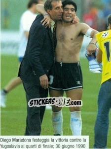 Sticker Figurina 196 - Maradona Il Più Grande n. 196 - Preziosi