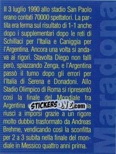Sticker Figurina 197 - Maradona Il Più Grande n. 197 - Preziosi