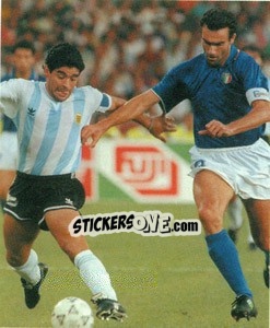 Sticker Figurina 198 - Maradona Il Più Grande n. 198 - Preziosi