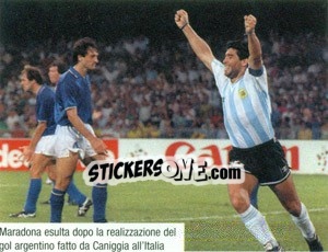 Sticker Figurina 200 - Maradona Il Più Grande - Preziosi