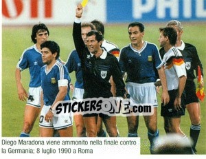 Sticker Figurina 201 - Maradona Il Più Grande - Preziosi