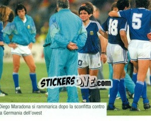 Sticker Figurina 203 - Maradona Il Più Grande - Preziosi