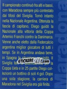 Sticker Figurina 206 - Maradona Il Più Grande - Preziosi