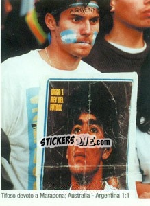 Sticker Figurina 227 - Maradona Il Più Grande n. 227 - Preziosi