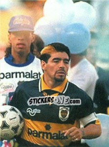 Sticker Maradona Al Boca - Maradona Il Più Grande n. 246 - Preziosi