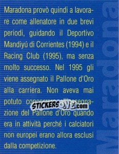 Sticker Figurina 251 - Maradona Il Più Grande n. 251 - Preziosi