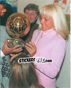 Sticker Maradona Alla Premiazione Del Pallone D'Oro - Maradona Il Più Grande n. 253 - Preziosi