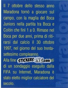 Sticker Figurina 254 - Maradona Il Più Grande - Preziosi